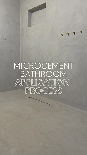 Microcement Bathroom Application Process Last week, we were in Bournemouth applying this stunning ‘Coarse’ finish in the colour ‘Feather 1’ for a private client’s family home. We couldn’t be happier with the result and can’t wait to see the space come to life with the final interior fittings. Stay tuned for the big reveal—make sure to follow @microcement_aesthetics so you don’t miss it! *This is a top level overview of the process, there are additional steps that we will dive into more in upcomi