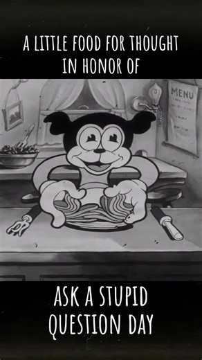 83K views · 5.3K reactions | Today's Tuesday Tip: He who asks a stupid question is a fool for a minute; he who doesn't remains a fool forever. 樂類 Happy Ask a Stupid Question Day!! #askquestions #animation #bettyboop | Fleischer Studios | Facebook
