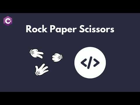 Code a simple Rock Paper Scissors game! C# tutorial.