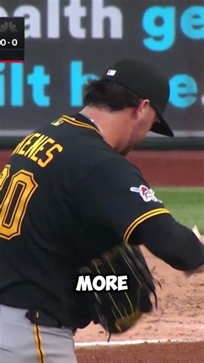 Paul Skenes couldn't handle the Phillies pressure 😭 #MLB #Baseball