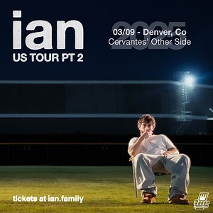 Just announced! Dallas based rapper and producer, ian brings the IAN TOUR PT. 2 to @cervantesmasterpiece Other Side on March 9th. Don’t sleep on this one... . Venue Presale: Wednesday, 12/11/24 at 10 AM MT to Thursday, 12/12/24 at 10 PM MT Password: IANCERVS . Get Your Tickets Here: https://etix.com/ticket/p/96877138 . #ian #iantourpart2 | 3 Deep Productions