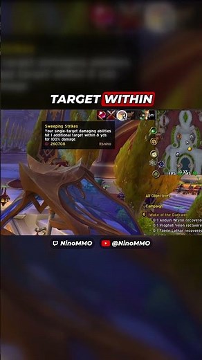 100% Sweeping Strikes Uptime (Arms Warrior Trick) #wow #warcraft #gaming