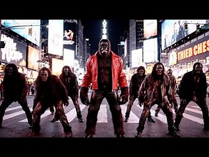 BIGFOOT Goes FULL Michael Jackson in Times Square Thriller Flash Mob 👟🕺🤣