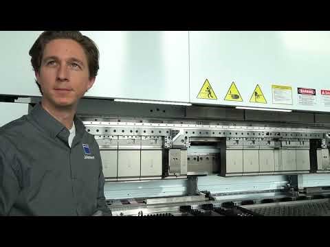 TRUMPF TruBend Center 7030 #2: running a part and getting in-depth info on automated bending
