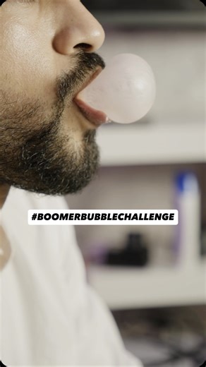 Rahul Banerjee on Instagram: "First time trying the #BoomerBubbleChallenge and wow… respect to all the bubble pros 🙌 After 3 fails, 2 Boomer gums and loads of energy – bubble unlocked @boomerindia Tagging my crew to try next 👉 @chinmaychaudhariiii @aviikkk__ @specboy_vr46 @im_flicky #IsGumMeinHaiDum #BoomerBubbleChallenge #BoomBoomBoomer"