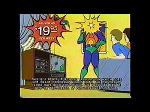 1989 Colortyme Rent to Own "The Adventures of Captain Colortyme" TV Commercial