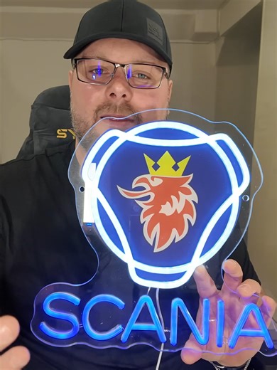 Scania LED Neonlicht – Euro-Truck Vibes für dein Zimmer