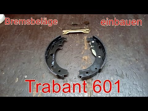 Trabant 601 Bremsbeläge wechseln, Trabi Bremsbacken einbauen - Trabant Vermietung Chemnitz