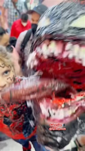 This Kid’s Homemade Venom Cosplay Is INSANE 👀🔥| #spiderman #venom