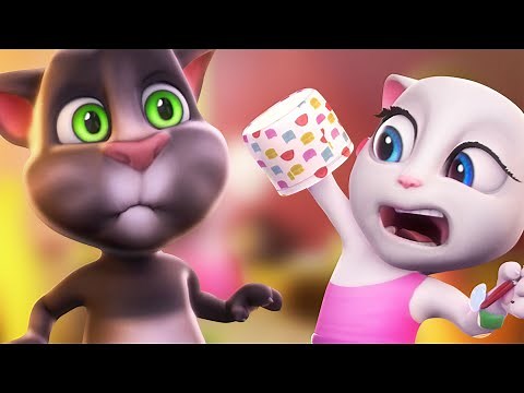 Cortos de Talking Tom ep.25 - Gelatinas pegajosas