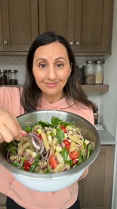 103K views · 922 reactions | I make this Mediterranean Pasta Salad a couple of times a month, and I love to change it up based on the season, the available product, and just what I’m in the mood for! | Feel Good Foodie | Facebook
