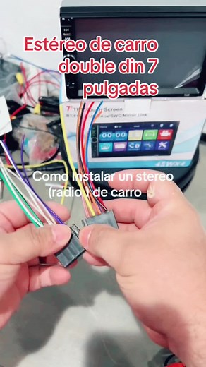 Instalación de Estéreo de Carro Double Din 7 Pulgadas