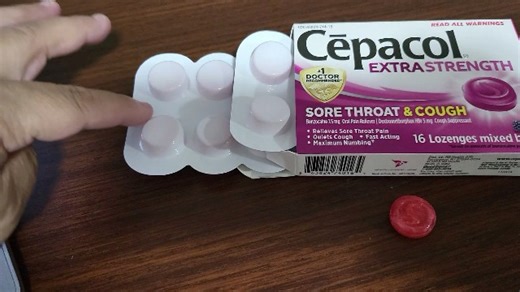 Watch Cepacol Extra Strength Sore Throat & Cough Drop Lozenges Mixed Berry on Amazon Live