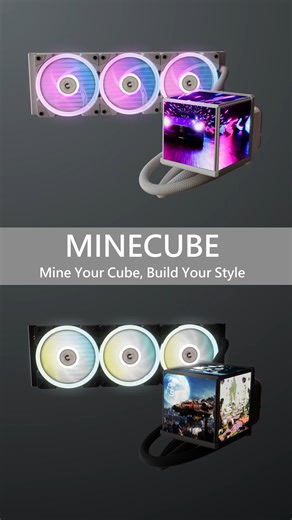 Take a closer look inside MINECUBE where cooling performance meets visual creativity. Designed with a unique cube style LCD layout, MINECUBE transforms the AIO into a visual centerpiece while delivering efficient liquid cooling. The integrated LCD opens up endless possibilities for system monitoring, custom graphics, and personalized displays, making every build truly your own. ⭐ Discover more: https://reurl.cc/rKLqYx #Thermaltake #MINECUBE #LCDCube #LiquidCooling #LCDCustomization #PCBuild | Th