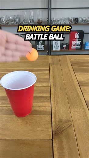 Drinking Game: Battle Ball 💥🍺 #drinkinggame #drunkfun #newgame #houserule #beerpong #drinkinggames #viral #fyp