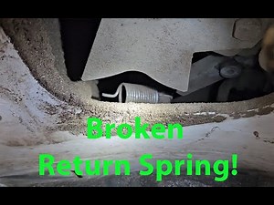 Bobcat MT100: Neutral Return Spring Replacement