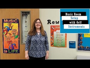 Music Room Setup with Orff Instruments