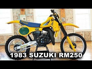 1983 SUZUKI RM250 FULL FLOATER