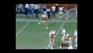 17K views · 303 reactions | November 25, 1989: Dennis Erickson gets his first big victory as head coach of the Miami Hurricanes--a 27-10 win over #1 Notre Dame to end the 1989 regular season. The Canes would go on to win their third national championship. Jim Nance, Pat Haden and John Dockery call the action for CBS Sports. Special thanks to Alex Carter for sending this video. | Ghosts of the Orange Bowl | Facebook