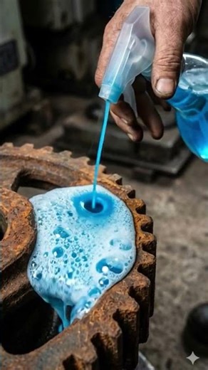 Watch Rust DISAPPEAR Instantly Where the Liquid Touches! 😱🔥