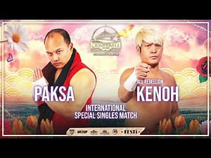 Paksa vs Kenoh (Pro Wrestling NOAH) 9.28.24 Chaophraya Voyage, Bangkok Thailand