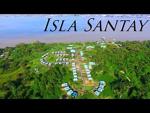 VUELO EN DRONE EN LA ISLA SANTAY (ECUADOR)
