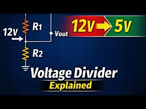 How a Voltage Divider Works | Electronics Basics Made Easy 👇