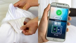 This self-making duvet sets different temperatures depending on which side of the bed you sleep