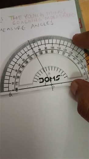 How do we measure & draw angles using a protractor. Maths class 5 Reg Shalender Singh Parmar Founder The Young Minds Coaching Moradabad @topfans #mathematicseducation #mathskills #class5 #protractor #anglemeasurement #mathstudent | The Young Minds Coaching Moradabad