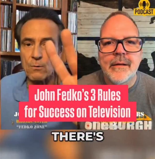 1K views · 37 reactions | John Fedko is a Pittsburgh television icon. What are his 3 rules to staying on television for 3 decades? #Pittsburgh #television | oneBURGH | Facebook