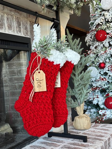 The Grace Stocking Crochet Pattern - Etsy