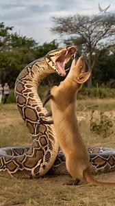 100K views · 370 reactions |  বেজির কাছে অজগরের হা র Mongoose v s python #mongoose #python #viral #trendingreels #reels #reelsvideo #trending | মজার প্রাণিজগৎ | Facebook