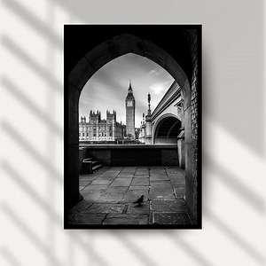 London Big Ben Travel Poster Wall Art Digital Download UK - Etsy
