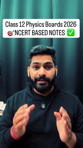 Class 12 Physics NCERT Based Handwritten Notes #boards2026 #cbseboards