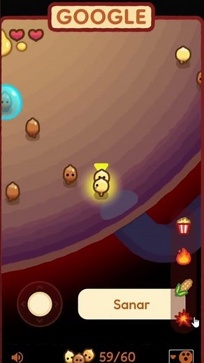 Jugando a juego de las palomitas de google #google #gaming #gameplay
