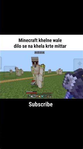 Minecraft player never play with someone heart|| #minecraft