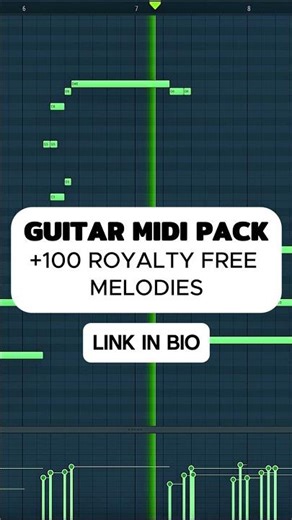 Guitar MIDI Pack x Royalty Free Guitar Midi Kit x Guitar MIDI Loops