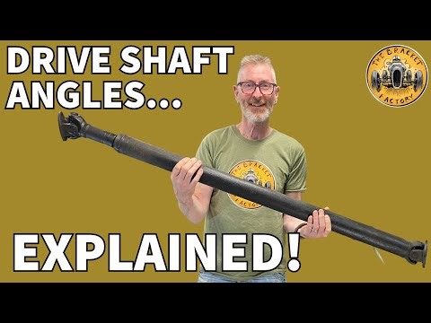 Drive Shaft Angles! Everything you need to know to design your own drive shaft installation.