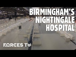 Inside Birmingham NEC's NHS Nightingale Hospital | Forces TV