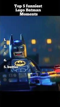 Top 5 Funniest LEGO Batman Moments 🦇😂 #trending #lego