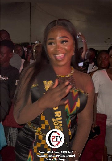 Miss Fokuo Beauty Pageant 2025: Nana GMB Bono EAST 3rd Runner Up Ecstatic Vibes as KiDi Takes The Stage
