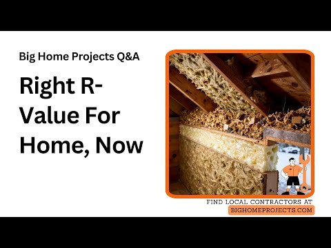 R-Value Wall Ceiling Targets R13 R60 Guide