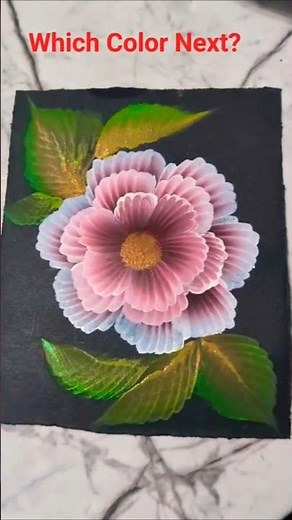 Easy flower Painting Ideas for beginners 🪴#art #viral #shorts #artwork#shortsfeed #painting #acrylic