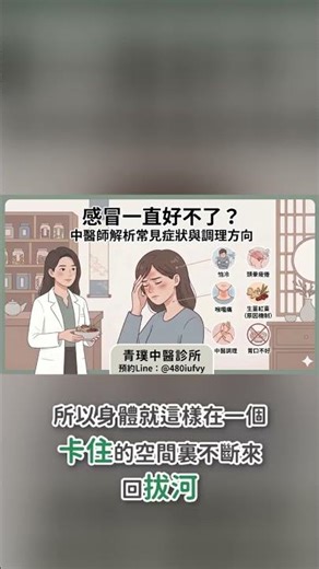 少陽感冒的經典症狀：忽冷忽熱與食慾不振 🤒🤢 #感冒#食慾不振#中醫#青埔