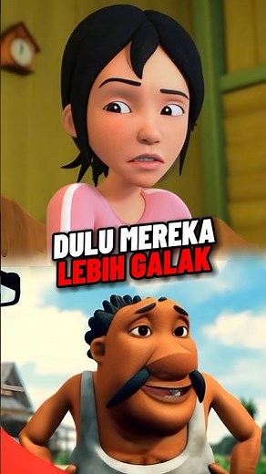 2 Fierce characters in Upin and Ipin who are now calm #upinipin