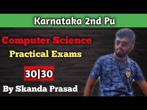 2nd Puc Computer Science Practical Exam & Scheme of Evaluation | NCERT | Karnataka Pu Board 2020