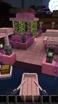 🌸 Cómo construir un MUELLE de PESCA con madera de CEREZO | Idea perfecta para tu mundo Minecraft 🪵🎣