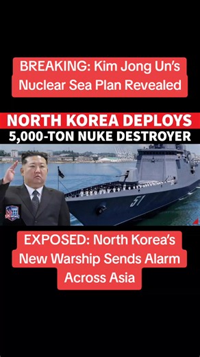 #NorthKorea #KimJongUn #NuclearNavy North Korea has officially commissioned the Choe Hyon, a 5,000-ton destroyer that leader Kim Jong Un says represents a major step forward in the country's naval and nuclear ambitions. Speaking at a ceremony in the western port city of Nampo, Kim declared that the nuclear armament of North Korea's navy is progressing as planned and described the warship as a symbol of the country's growing military strength. According to North Korean state media, the destroyer