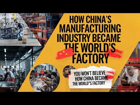 How China's Manufacturing Industry Became the World's Factory? Made In China Explained