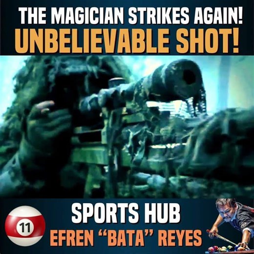 EFREN REYES THE MAGICIAN STRIKES AGAIN DOUBLE POCKET SHOT #shorts